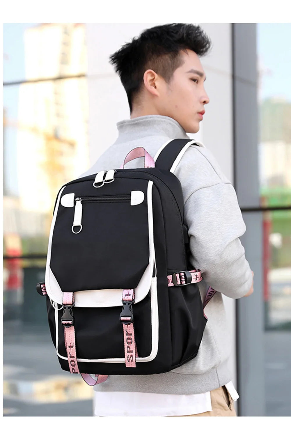 Cute Anime Cat Kawaii Backpack for Girls | Perfect Back to School Bag