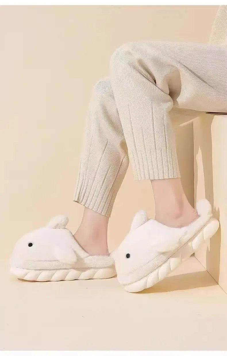 Winter Waterproof Corduroy Cotton Slippers | Cozy Indoor Footwear