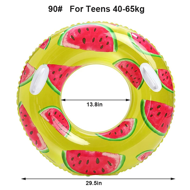 Watermelon Swim Tube | Fun Inflatable Pool Float for Summer