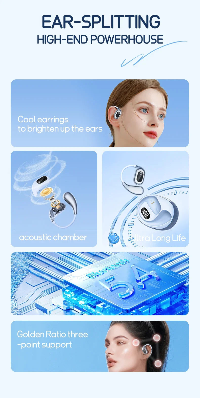 Two-Way Real-Time Wireless Translators | 144 Language Translation Earphones