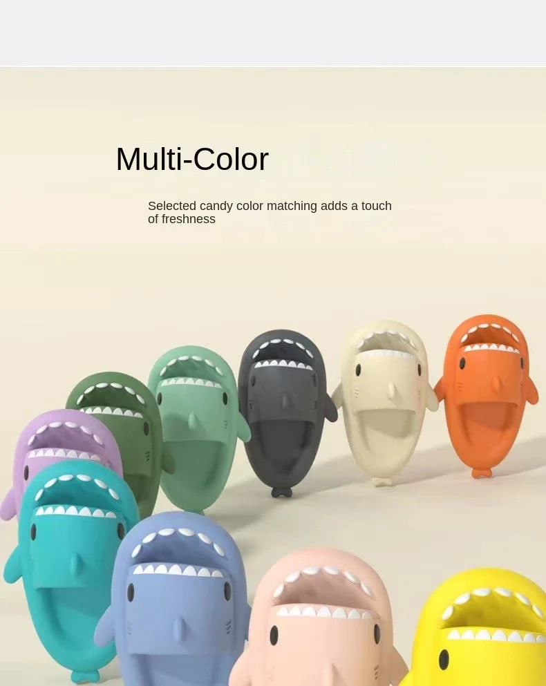 Cute Shark Slides | Non-Slip Summer Slippers for Everyone