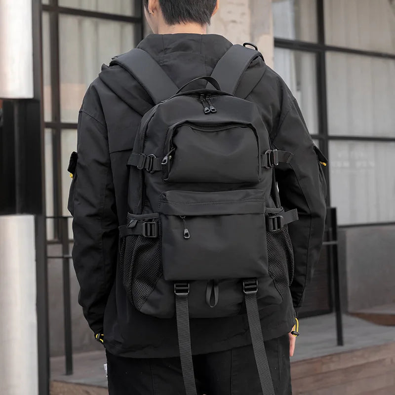 Functional Large Capacity Men's Backpack for Travel and School