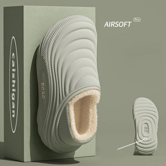 Warm Waterproof Cotton Slippers | Cozy Non-Slip Home Shoes