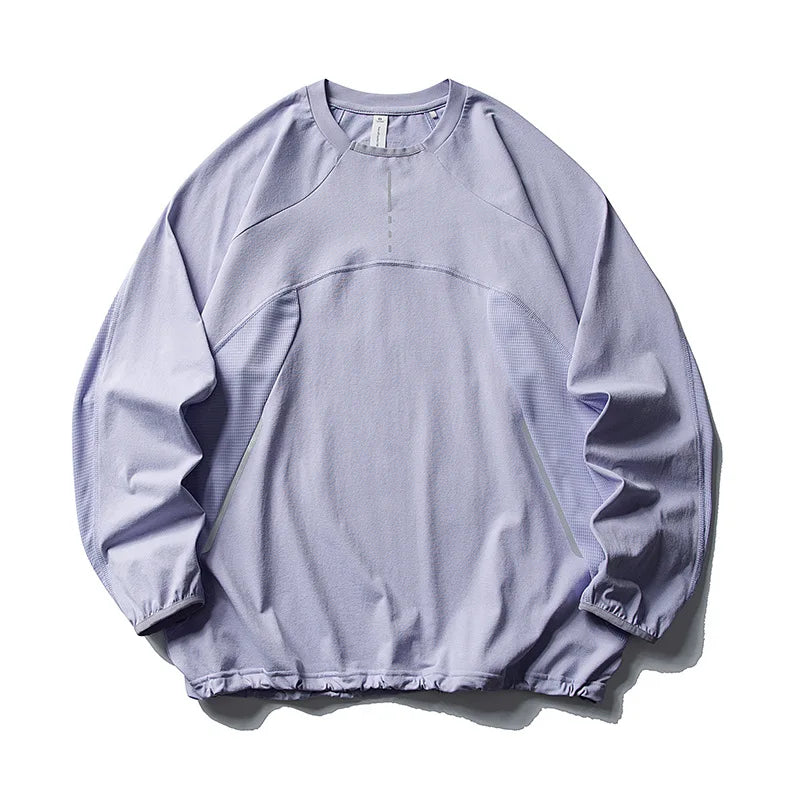 Unisex Lightweight Quick-Dry Long Sleeve T-Shirt for Outdoors