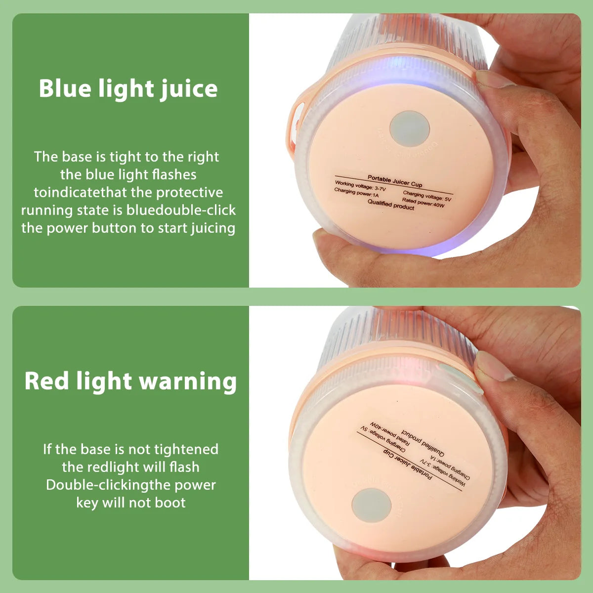 Portable USB Rechargeable Mini Juice Blender | Travel Smoothie Maker