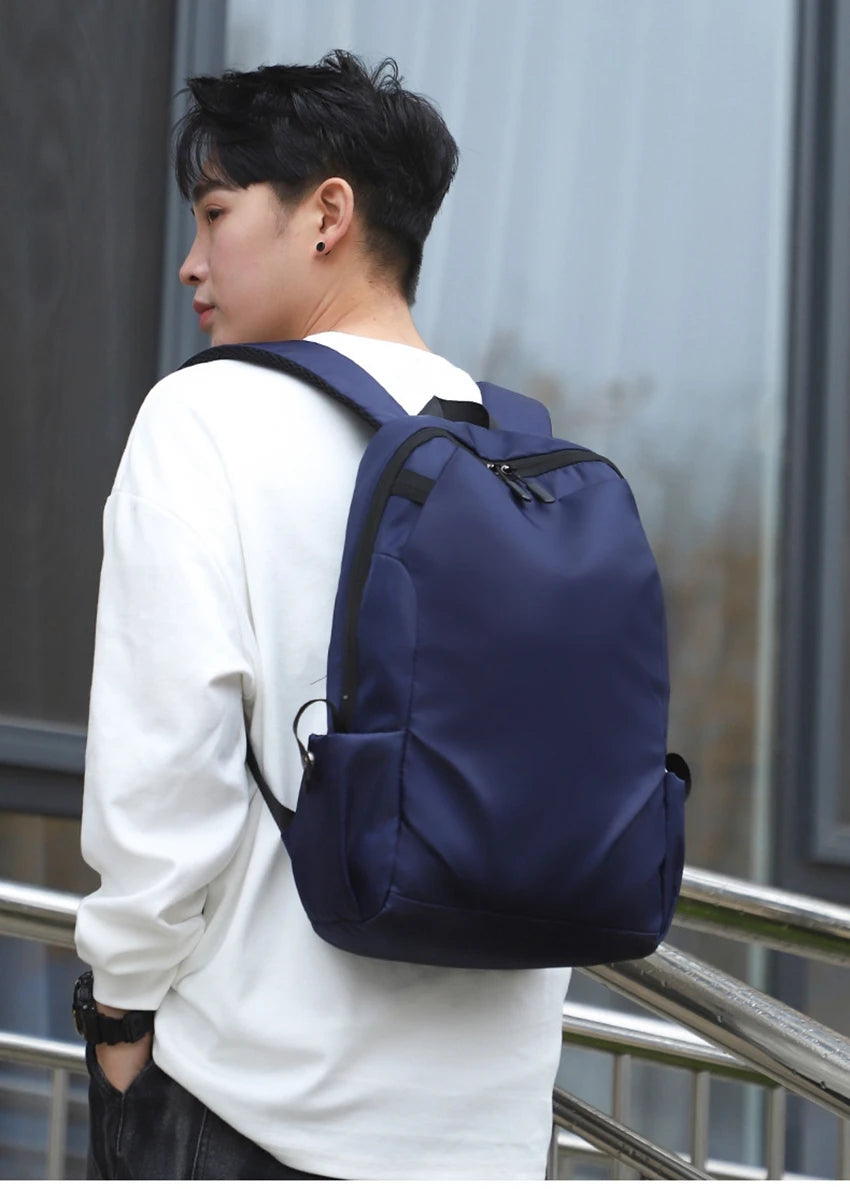 Cute Waterproof Men's Business Laptop Backpack with Cat Print