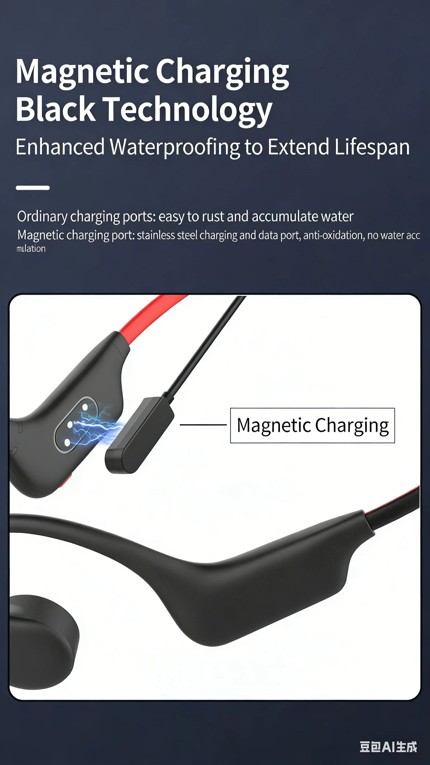 Open Ear Bone Conduction Headphones | Waterproof & 32GB Memory