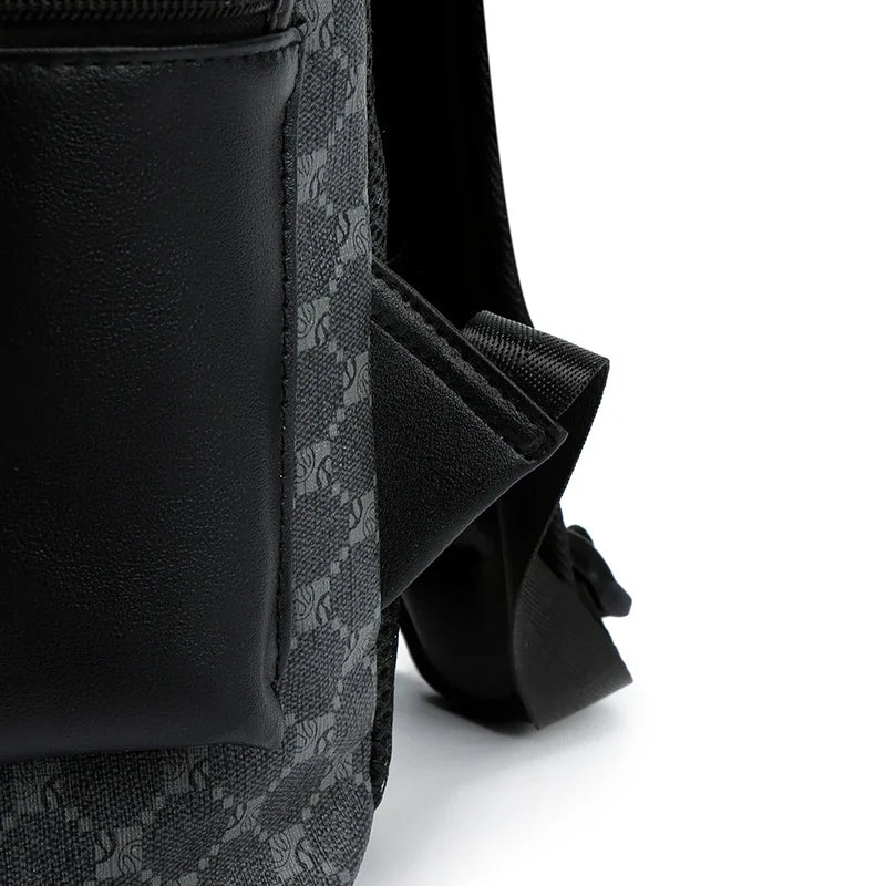 Stylish PU Leather Shark-Inspired Backpack for Students & Travelers