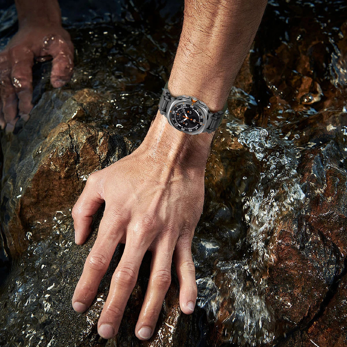 Luxury Rubber Strap for Galaxy Watches | Sporty & Comfortable Band