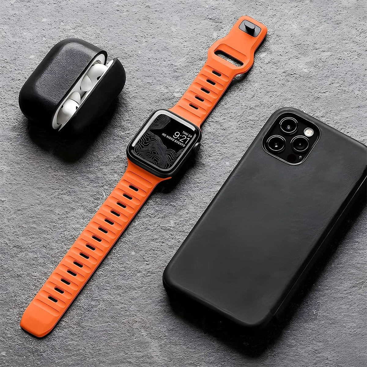 Flexible Silicone Sport Strap for Smartwatches | Comfort & Style