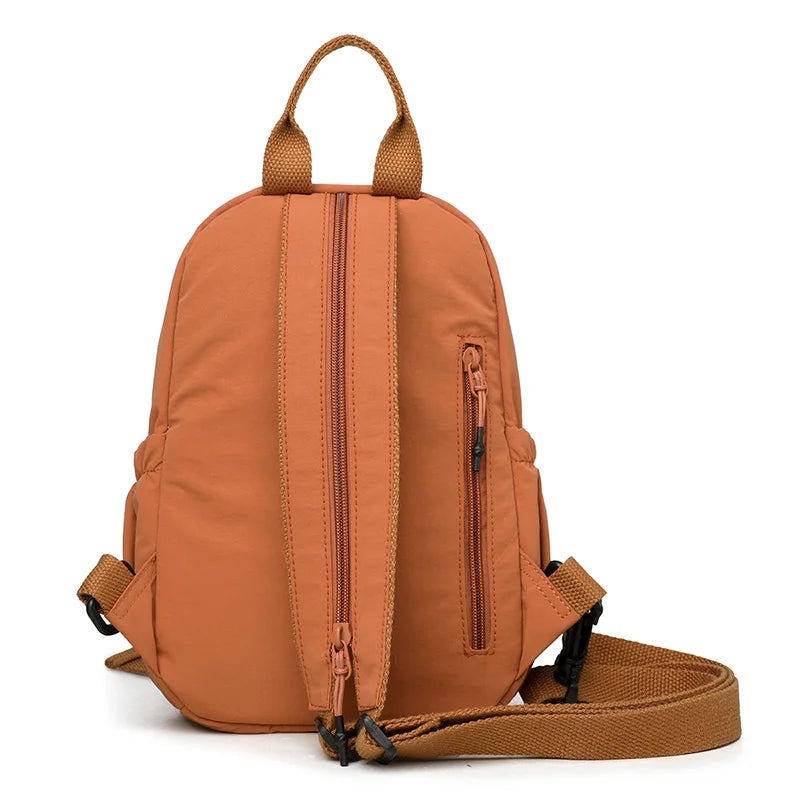 Unisex Lightweight School Backpack | Water-Resistant Nylon Bag
