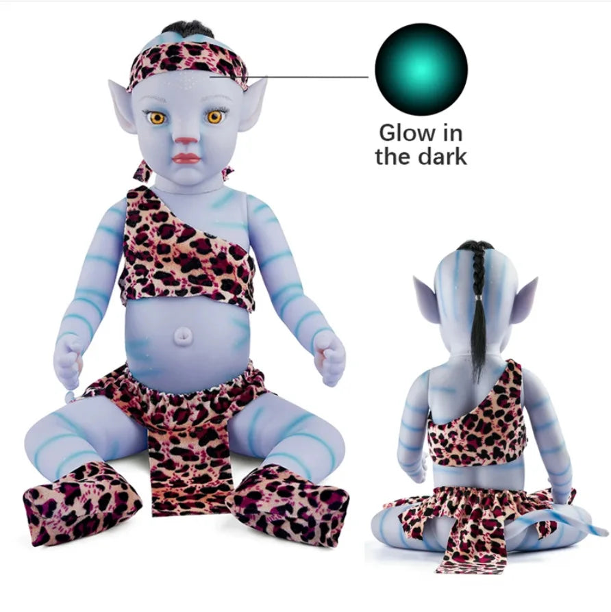 12 Inch Luminous Reborn Baby Doll | Soft Vinyl Kids Toy Gift