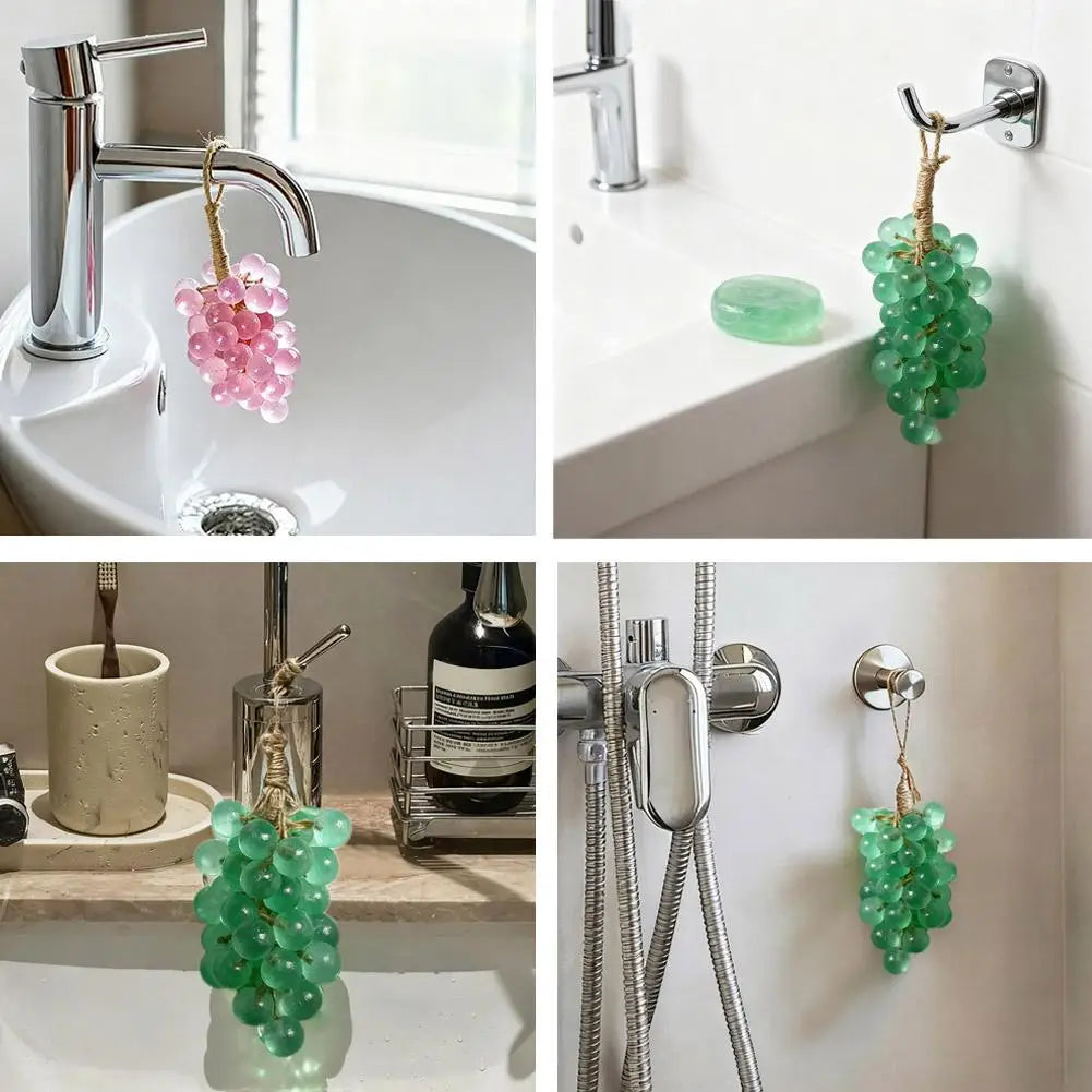 Crystal Clear Grape Shaped Soap Bar | Natural Fragrant Bathing