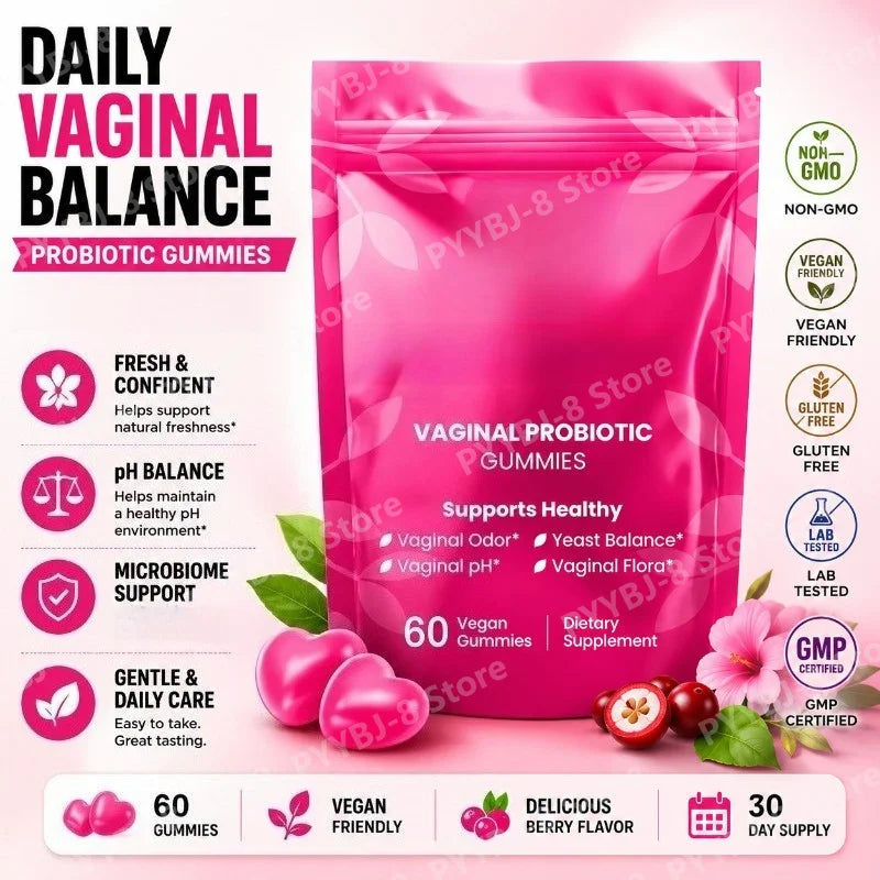 Vegan Probiotic Gummies for Women | Sugar-Free Daily Wellness