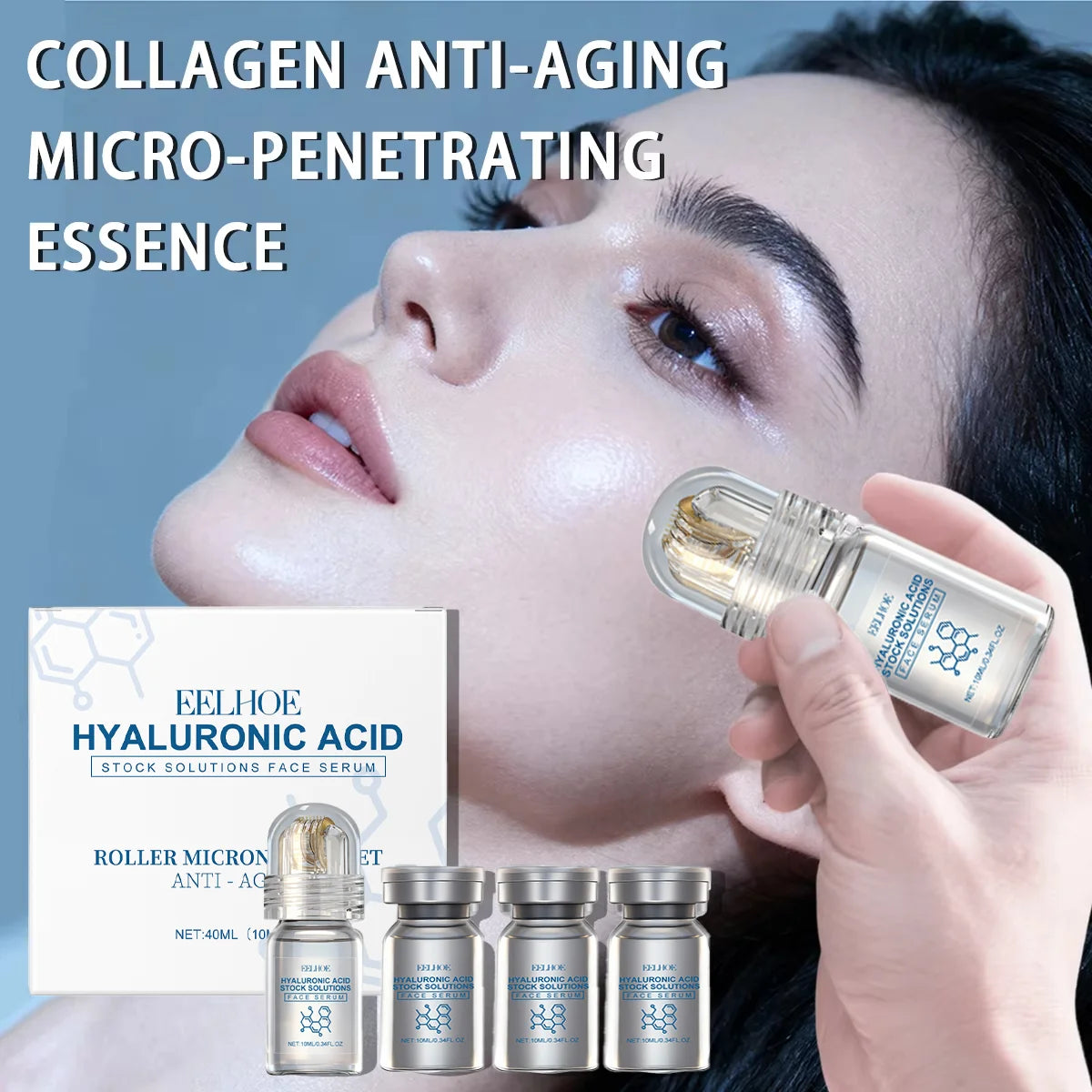 Collagen Face Serum Set | Firming Pore Refining Glow Essence