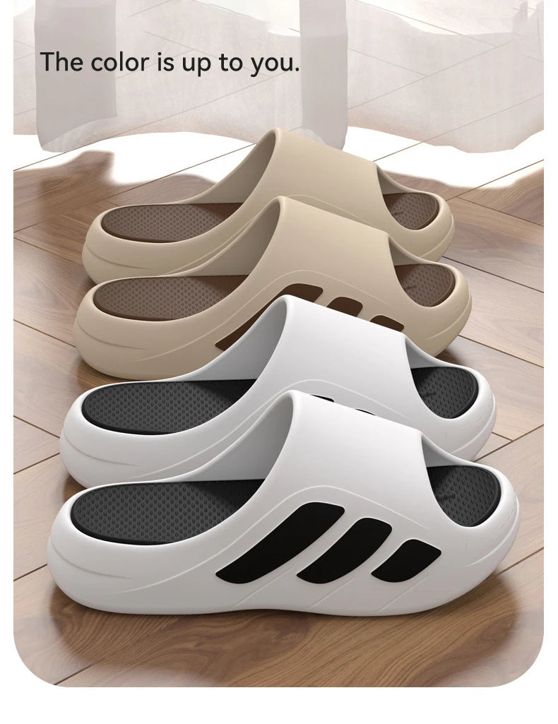 Men's High Aesthetic Anti-Slip Beach Slippers | Comfortable Slides