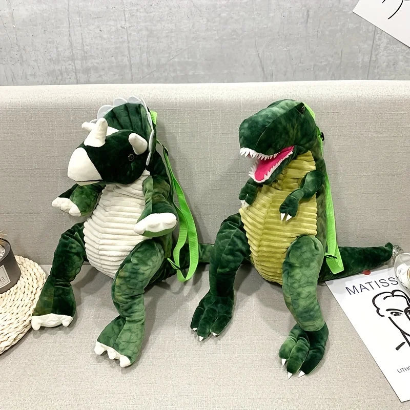 Kids Plush T-Rex Backpack | Fun Dinosaur Bag with Adjustable Straps