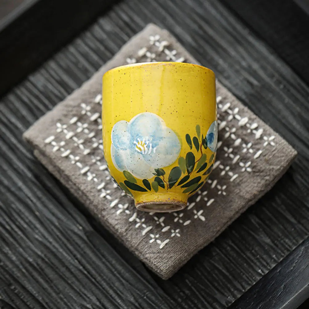 Handmade Ceramic Tea Cup Set | Vintage Kung Fu Tea Mugs