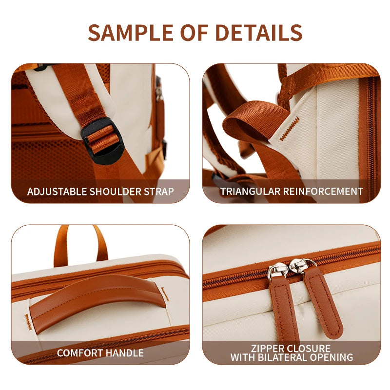 Unisex Simple Business Computer Backpack | Large-Capacity Travel Bag