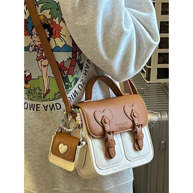 Fashionable Color Contrast Crossbody Bag for Women | Stylish Shoulder Bag