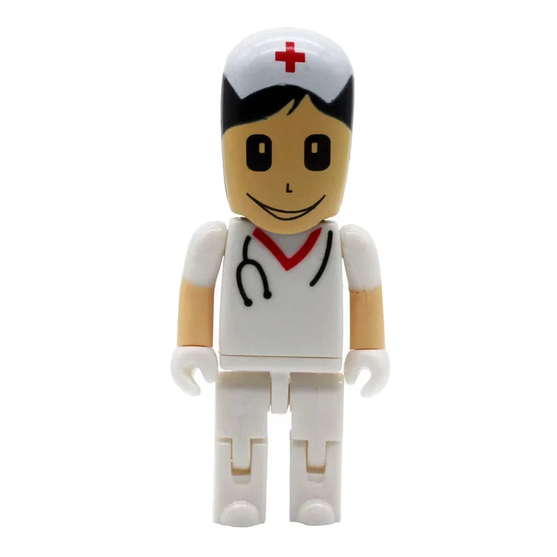 Mini Cartoon Doctor USB Flash Drive | Fun & Functional Storage
