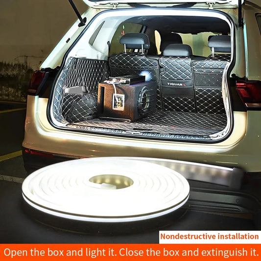 Tira de luces LED inalámbrica para maletero de coche | Iluminación ambiental definitiva para automóviles