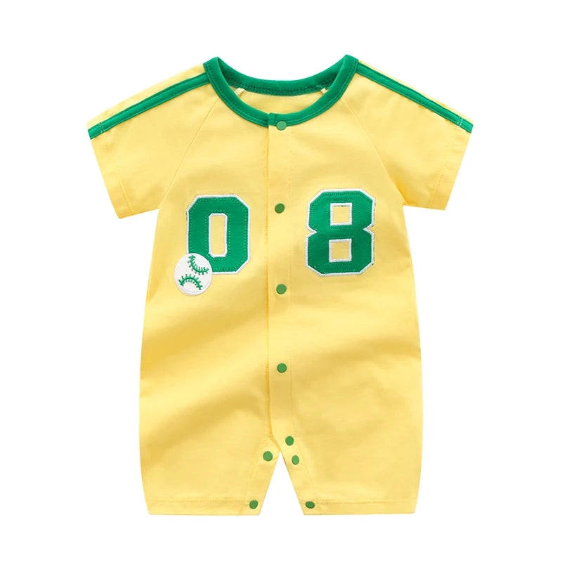 Summer Thin Cotton Jumpsuit for Newborn Boys | Stylish Comfort