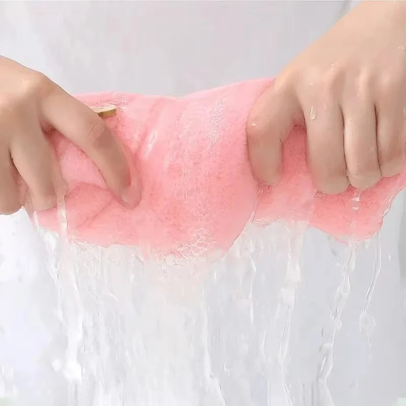 Soft Microfiber Dry Hair Towel | Quick-Dry Embroidered Shower Wrap