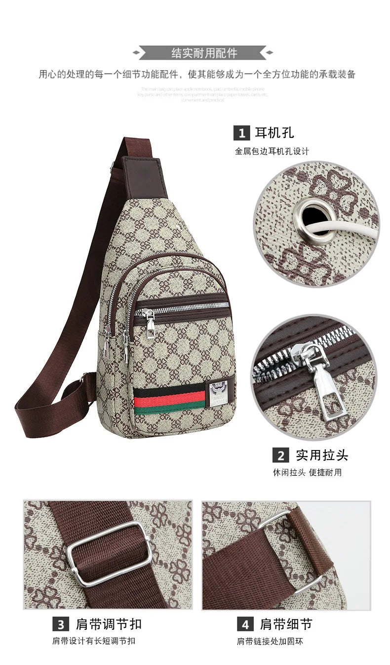 Fashionable Waterproof Crossbody Bag for Men and Women | Large Capacity