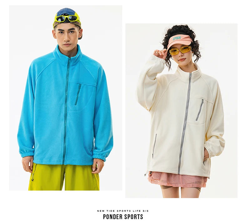 Lightweight Waterproof Fleece Jacket for Outdoor Adventures