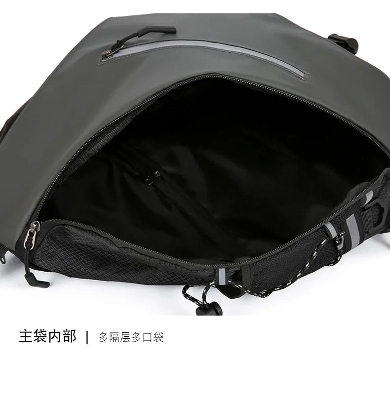 Men's Waterproof Large Capacity Crossbody Chest Bag | Fashionable & Functional
