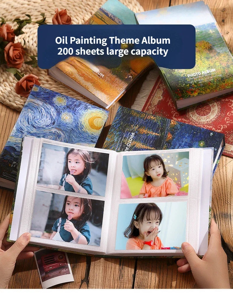 Large Capacity Family Photo Album | 200 Photo Memory Keeper