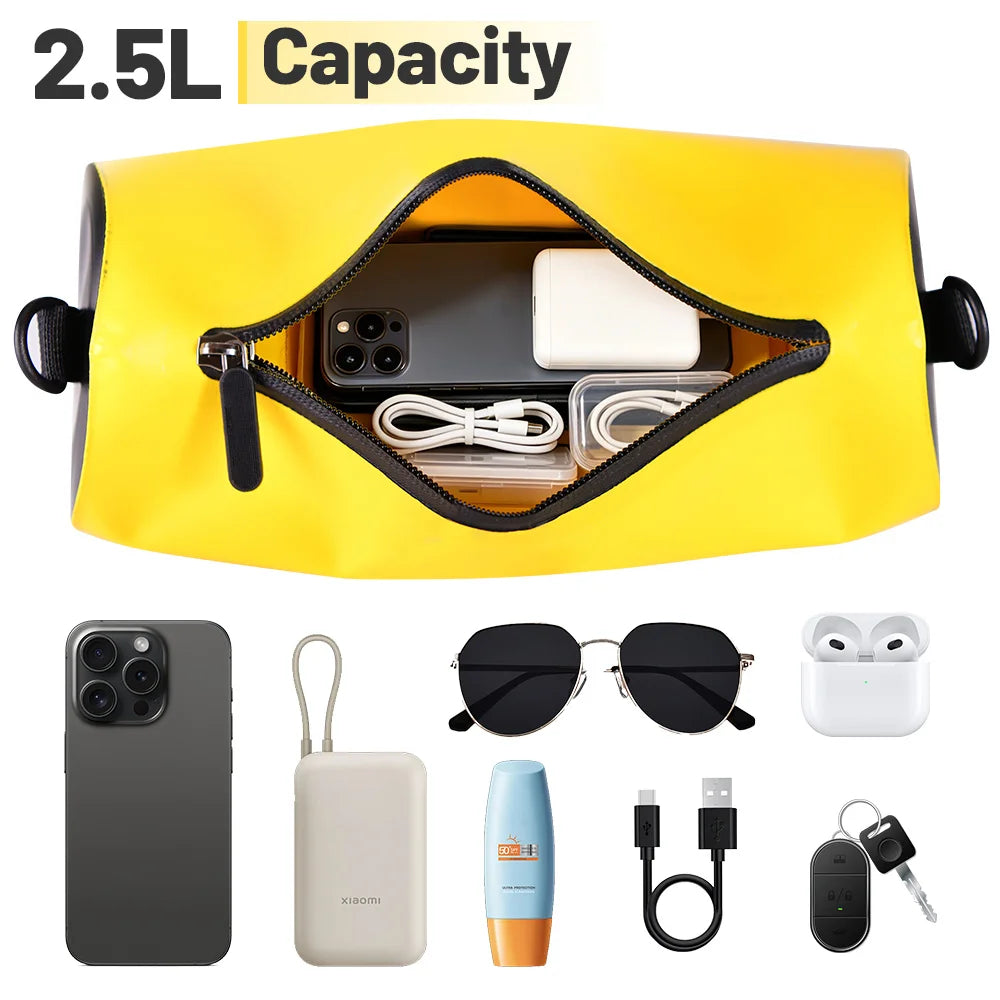 Waterproof PVC Dry Bag for Outdoor Adventures | 2.5L Size