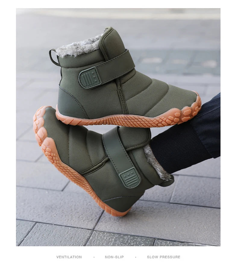 Kids Waterproof Snow Boots | Comfortable & Warm Fur Lined Boots