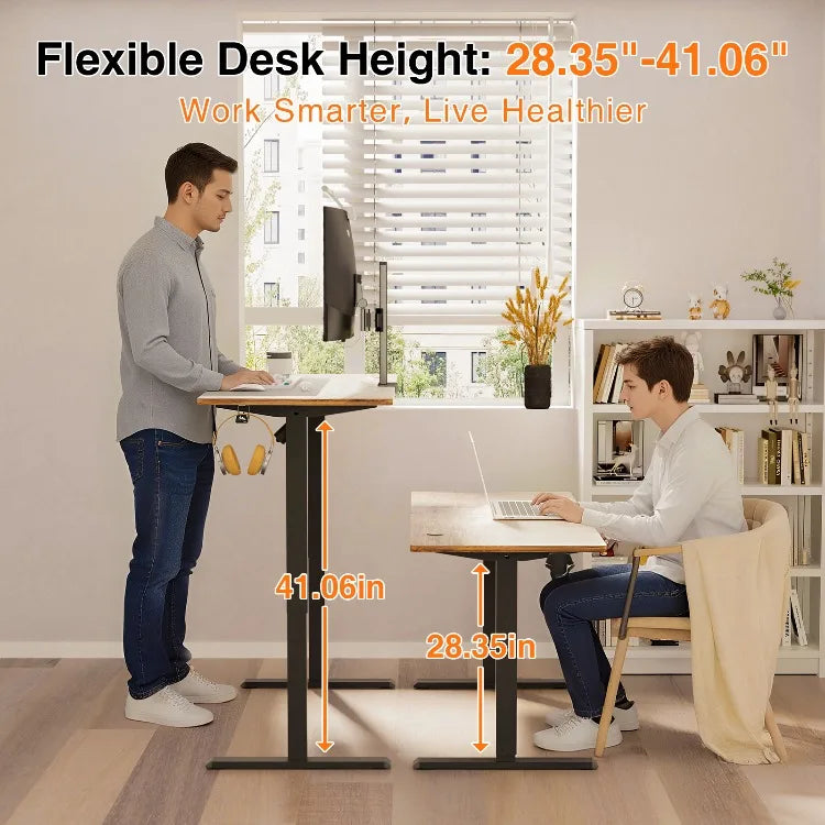Height Adjustable Standing Desk | Modern Ergonomic Workstation