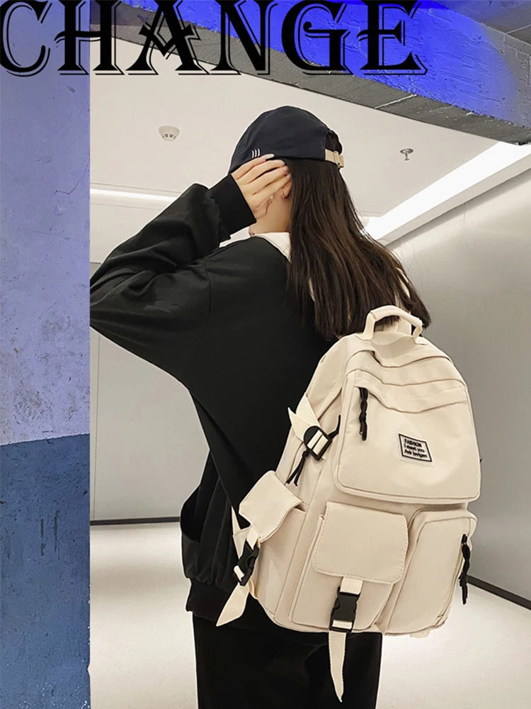 Universal Large-Capacity Nylon Computer Backpack | Stylish & Functional