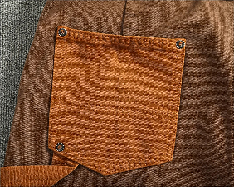 Vintage Cargo Overalls for Men | Stylish Heavy Canvas Pants