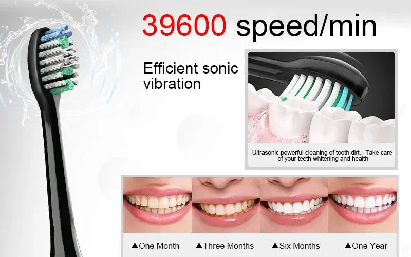 Smart Sonic Electric Toothbrush for Effective Teeth Whitening