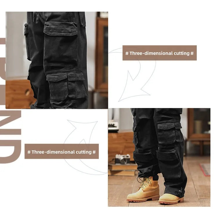 Versatile Men's Cargo Jogger Pants for Outdoor Adventures