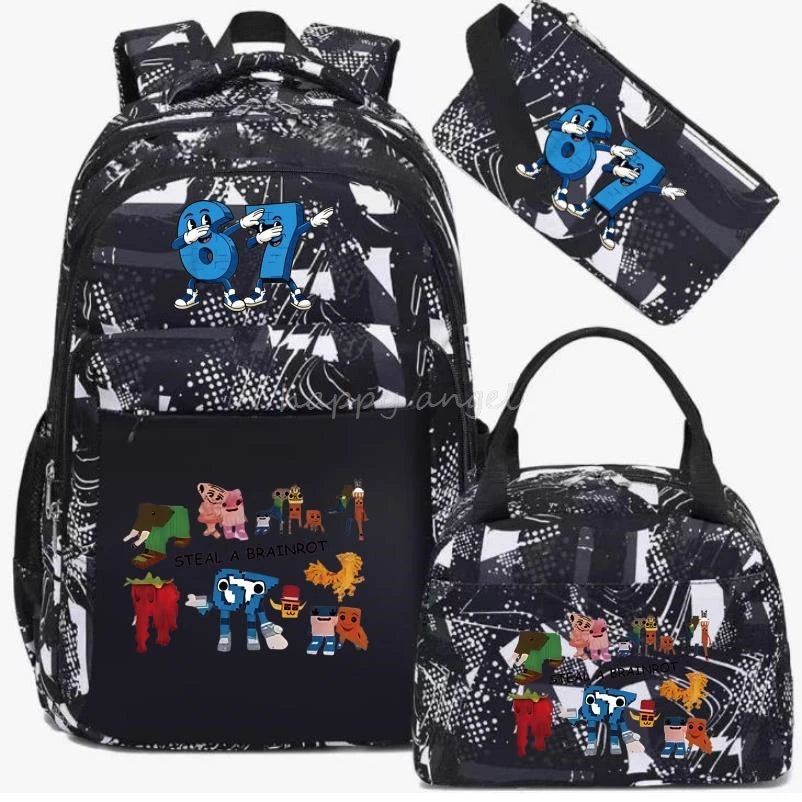 Camouflage Backpack Set with Lunch Bag | Stylish & Practical Rucksack