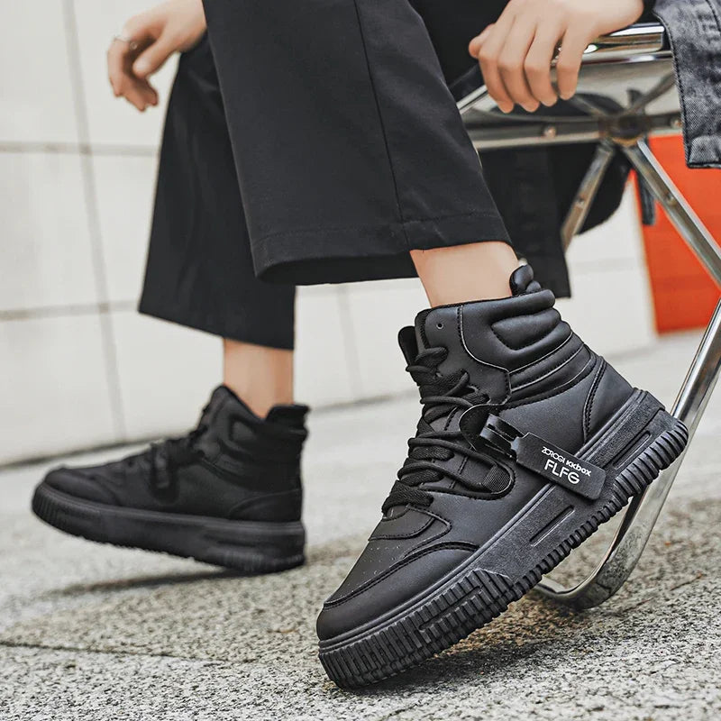 Men's Casual High-Top Sneakers | Stylish & Versatile Footwear