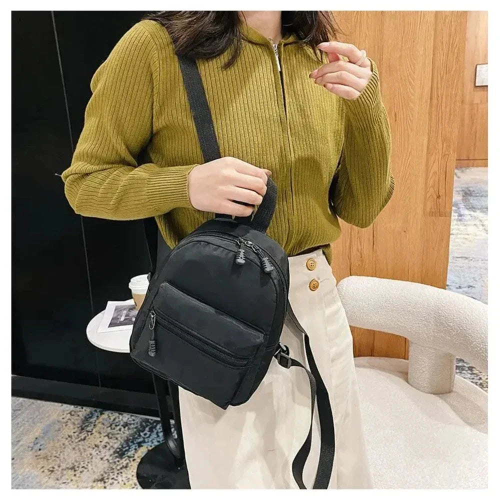 Stylish Women's Nylon Backpack | Versatile Casual Handbag