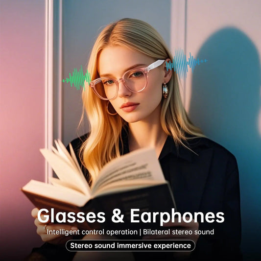 Smart Bluetooth Audio Glasses | Color-Changing Lenses & Touch Control