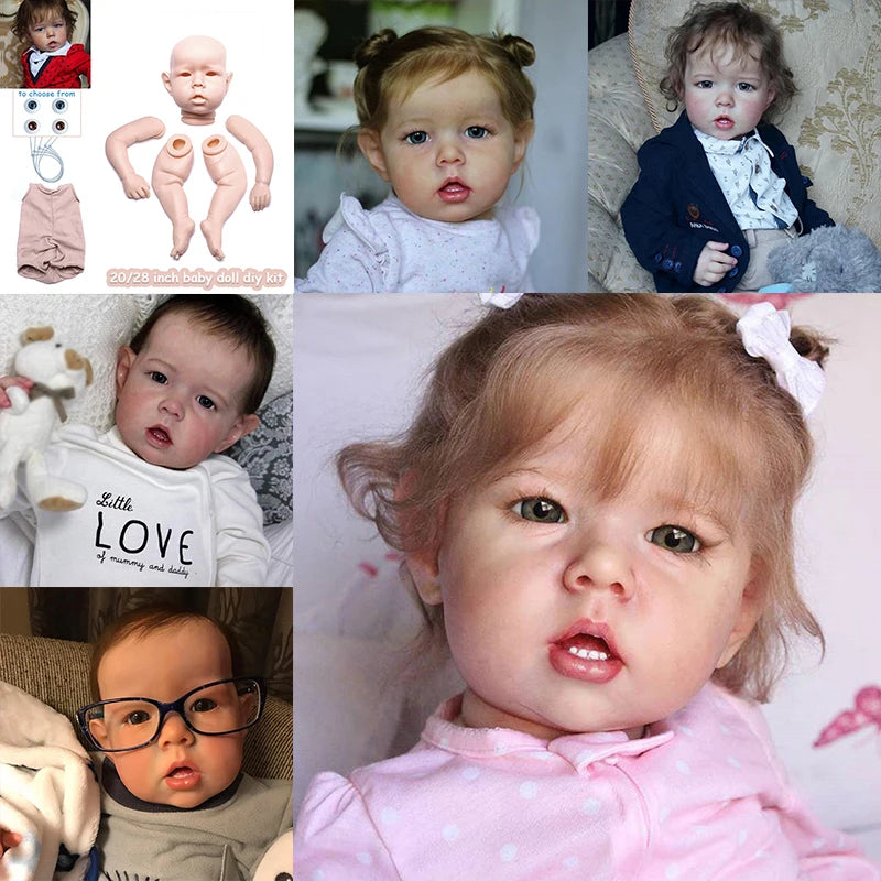 20/28 Inch Reborn Doll Kit | Unfinished Soft Touch Baby Kit