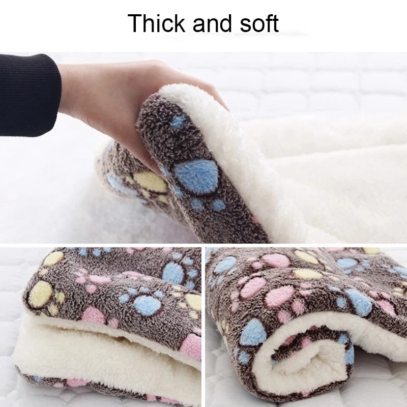 Cozy Flannel Pet Sleeping Mat | Soft Blanket for Dogs & Cats