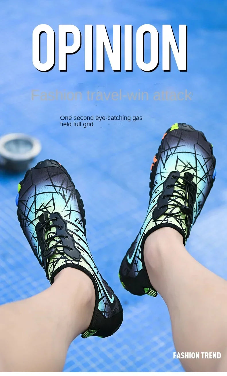 Unisex Quick-Drying Aqua Water Shoes | Breathable Beach Footwear