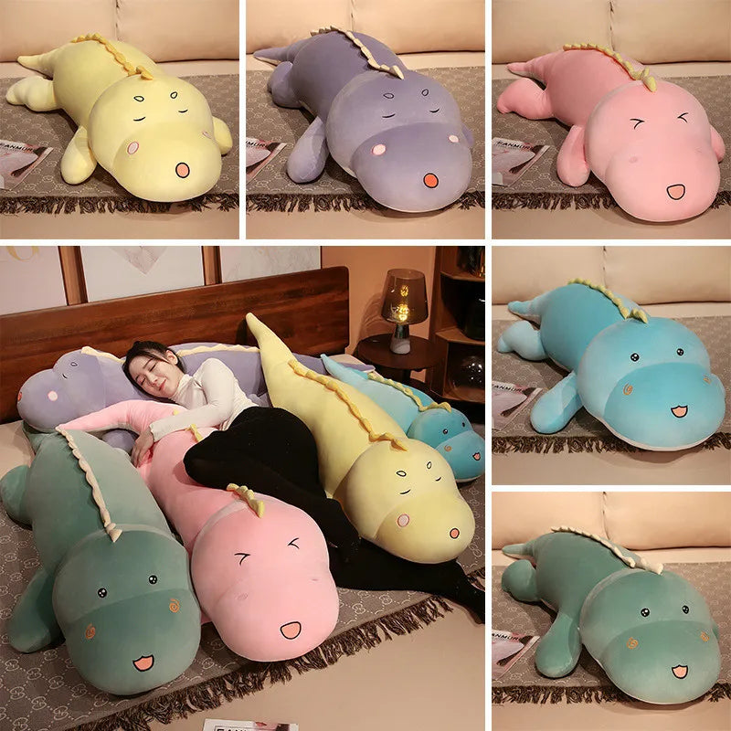 150cm Huggable Dinosaur Pillow | Soft Plush Toy for Kids