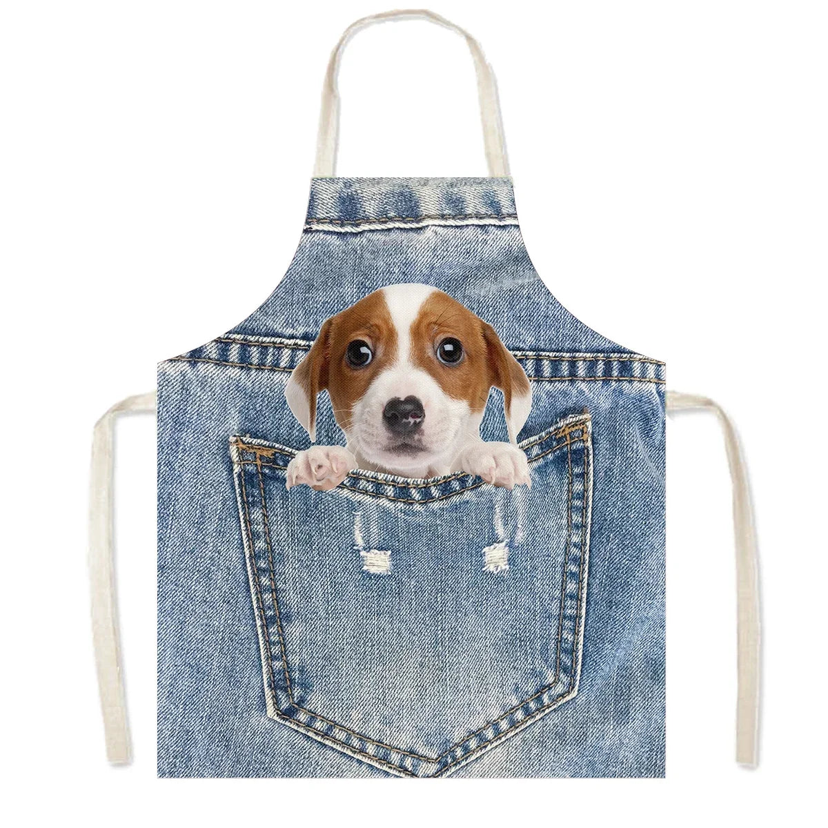 Funny Cat & Dog Apron | Unique Kitchen & Cleaning Pinafore