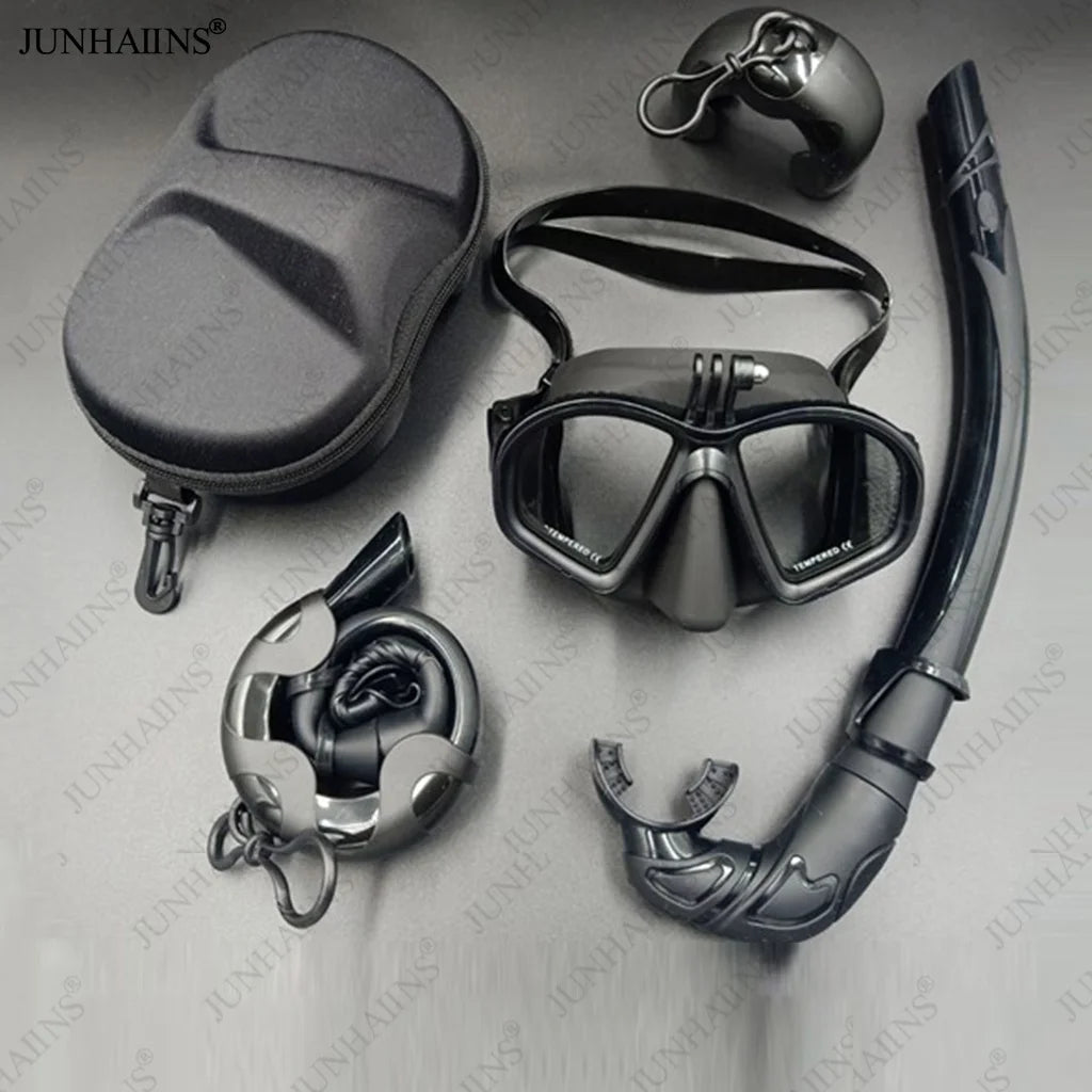 Freediving Mask with Aluminum Frame | Anti-Fog Diving Gear