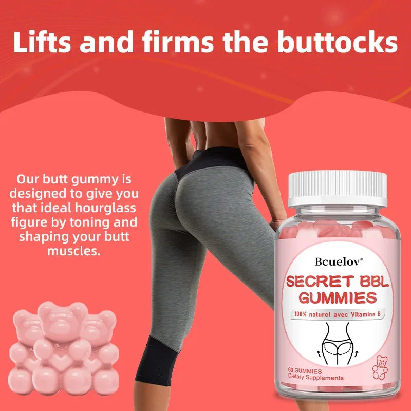 BBL Gummies for Curves | Enhance Butt and Hip Appearance
